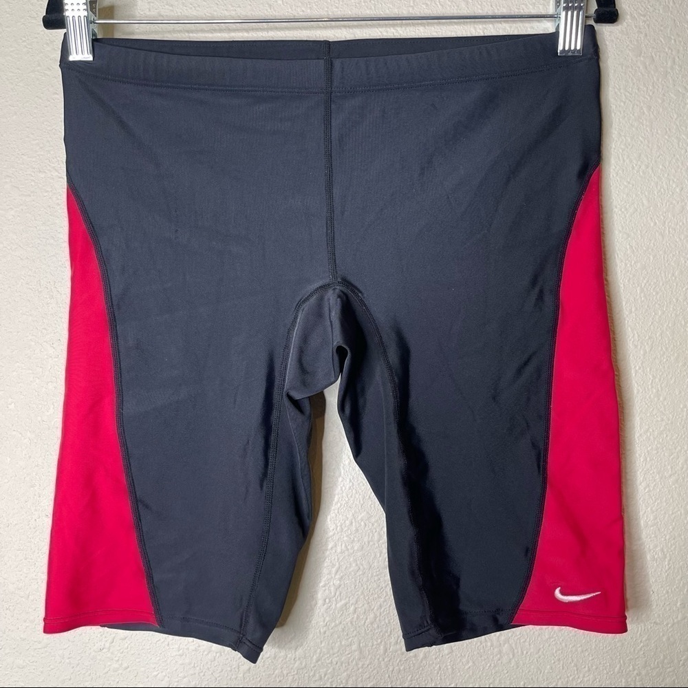 Nike Red Gray Cycling Shorts